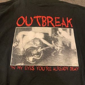 OUTBREAK - “In My Eyes You’re Already Dead” XL T-Shirt.
XXX Hardcore Punk